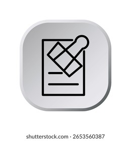 Icono de clip ilustración Plantilla de diseño de Vector 