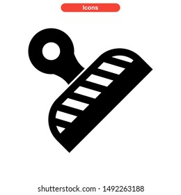 paperclip icon isolated sign symbol vector illustration - high quality black style vector icons
