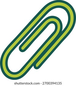 Icono de clip de papel para documentos y archivos de oficina