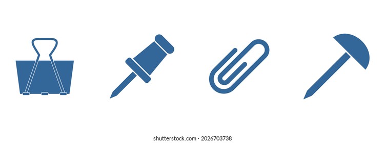 Vektorsymbol für Papierklammer