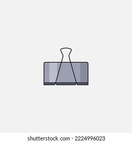 Paperclip icon sign vector,Symbol, logo illustration for web and mobile