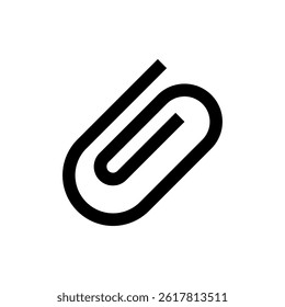 paperclip icon simple design, illustration, logo