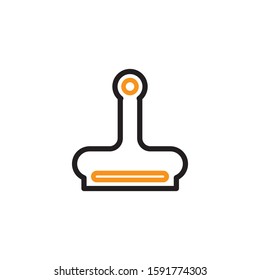 Paperclip icon template. Vector illustration 