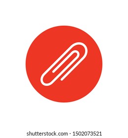 Paperclip Icon Vector. Clip Icon