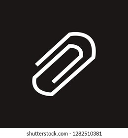 paperclip icon. paperclip vector design. sign design