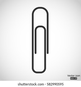 Paperclip icon - vector  illustration