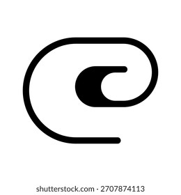 Ilustración de diseño de símbolo de Vector de icono de clip