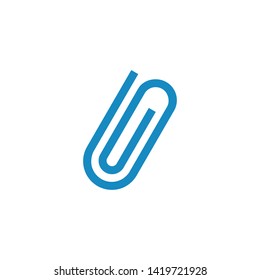 paperclip icon vector for web