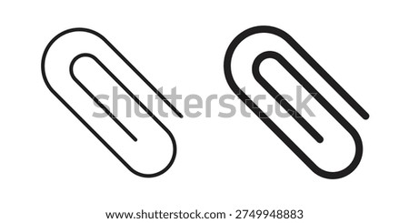 Paperclip icons for website design and development, app development. EPS10