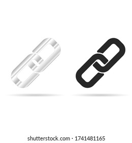 ilustración de la herramienta conjunto de clips en blanco