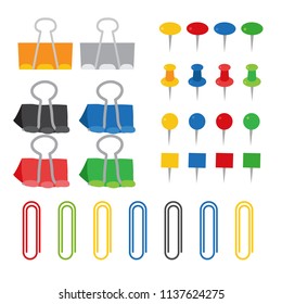 paperclip vector collection design