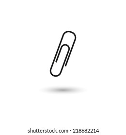  paperclip - vector icon