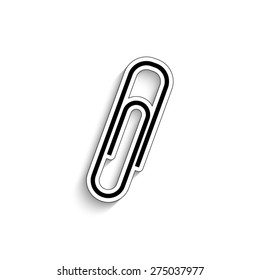  paperclip  - vector icon