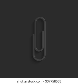 paperclip - vector icon