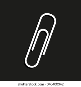 paperclip - vector icon