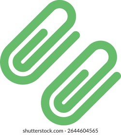 Ícone de vetor de clipe de papel. Pode ser usado para impressão, aplicativos móveis e da Web.