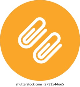 Icono de Vector de clip. Se puede utilizar para aplicaciones de impresión, móviles y de Web.