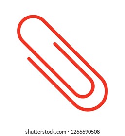 paperclip vector illustration