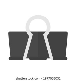Paperclip vector illustration, high quality flat design illustration. 