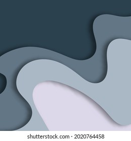 Papercut. Abstract colored background. Layout for presentation