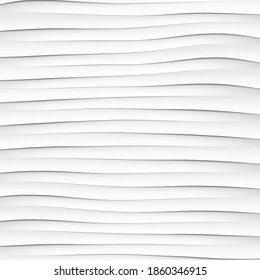 Textur des abstrakten Papercut-Konzepts. Schwarz-Weiß-Wellen und gewölbte Linien. Deckblatt-Vorlage, geometrische Formen, moderner minimaler Banner.