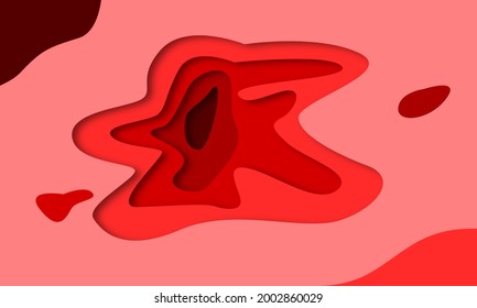 diseño abstracto de papel con combinación de color suave