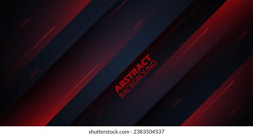 Papercut abstract sporty background with dark red overlap square pattern combination shadow color on background. Eps10 vector