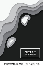 papercut background vector design wallpaper