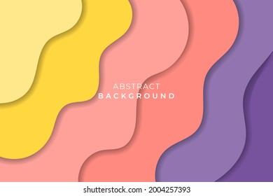 Papercut background vector, vector eps. 10