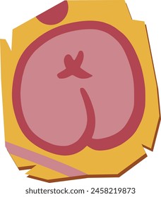 Papercut Letter Alphabet Vector Element