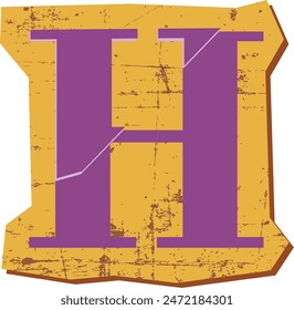Elemento de Vector de alfabeto de letra recortada