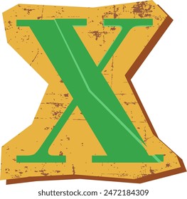 Papercut Letter Alphabet Vector Element