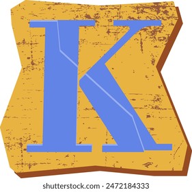 Papercut Letter Alphabet Vector Element