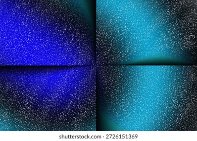 estilo de recorte de papel gradiente estético preto borrado padrão com efeito de ruído de brilho abstrato