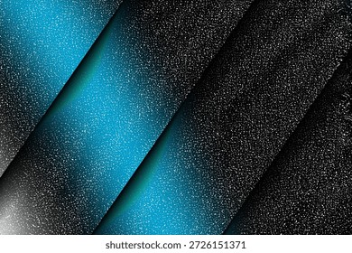 estilo de recorte de papel gradiente estético preto borrado padrão com efeito de ruído de brilho abstrato