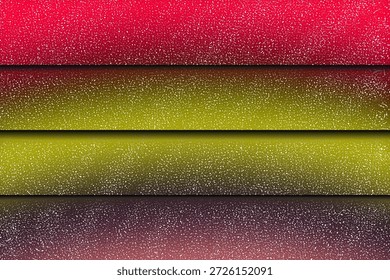 Patrón desdibujado amarillo del gradiente estético del estilo de Papercut con efecto abstracto del ruido del brillo