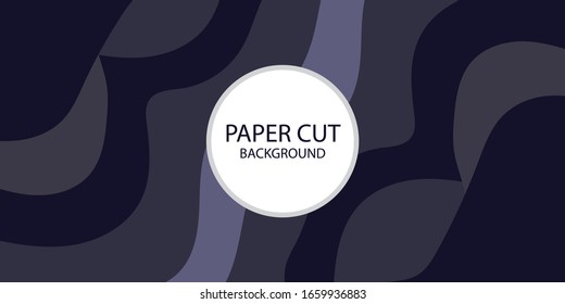  papercut style background with dark background