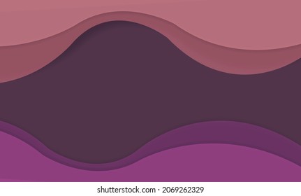 Papercut Vector Background With Dark And Soft Color