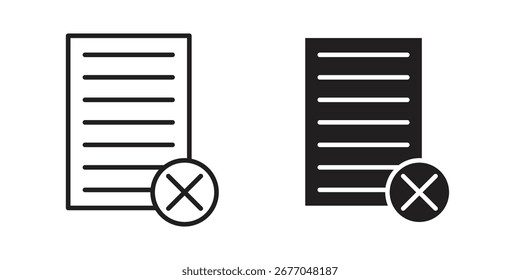 Papierloses Icon-Set-Line-Art und Glyphendesign. EPS10