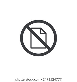 Paperless icon symbol design collection