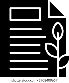 Paperless Line vector Icon Design