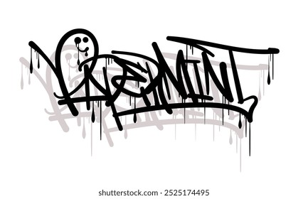 PAPERMINT graffiti tag style design