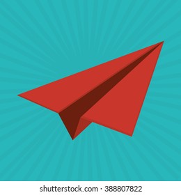 paperplane icon design 