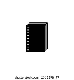 Papers, background geometric symbol simple logo vector