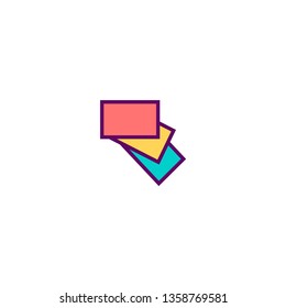 Papers icon design. Stationery icon vector illustration