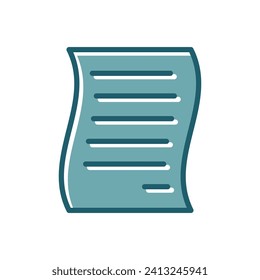 papers icon vector design template simple and clean