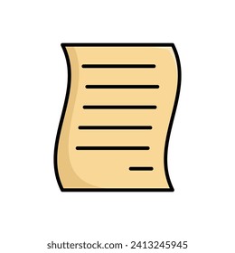 papers icon vector design template simple and clean