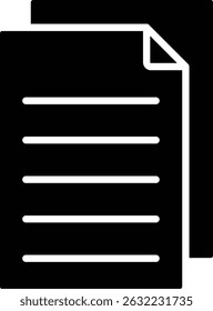 Papers vector icon. Can be used for printing, mobile and web applications.