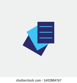 papers vector icon pages for office stationery and school