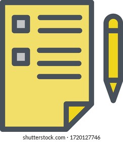 paper,task icon vector illustration flat